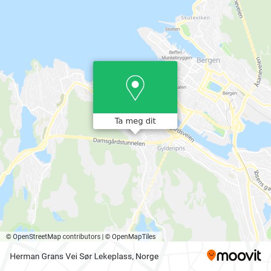 Herman Grans Vei Sør Lekeplass kart