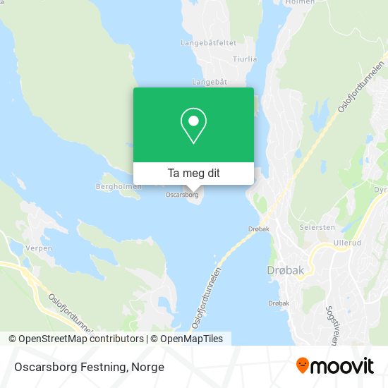 Oscarsborg Festning kart