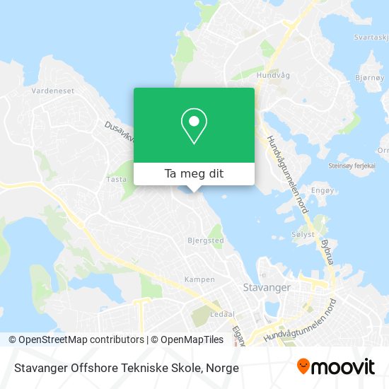 Stavanger Offshore Tekniske Skole kart