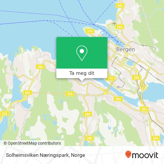 Solheimsviken Næringspark kart