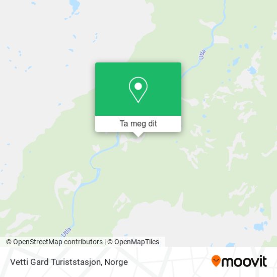 Vetti Gard Turiststasjon kart