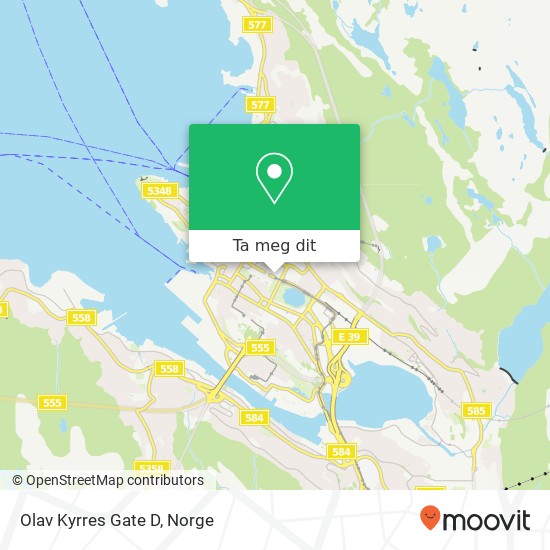 Olav Kyrres Gate D kart