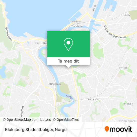 Bloksberg Studentboliger kart
