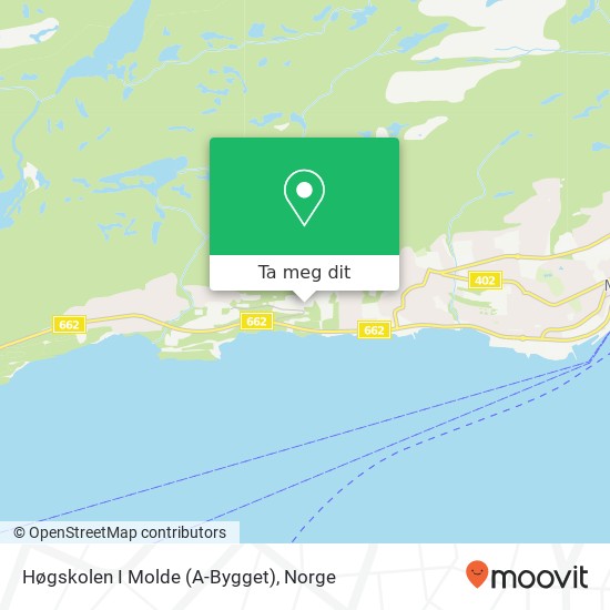 Høgskolen I Molde (A-Bygget) kart