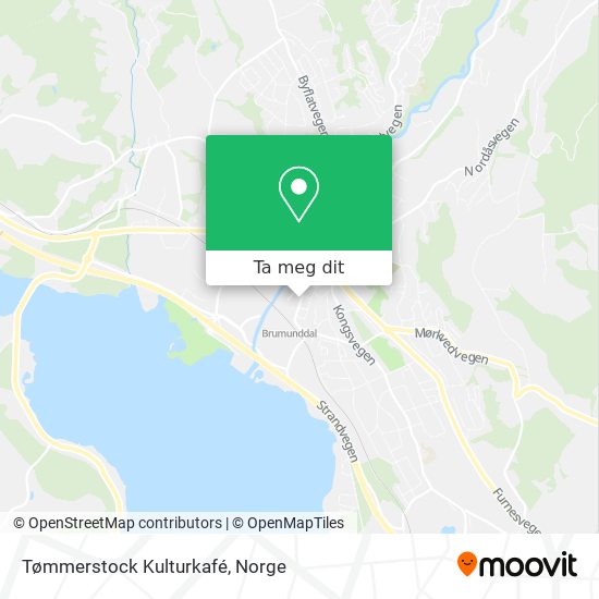 Tømmerstock Kulturkafé kart