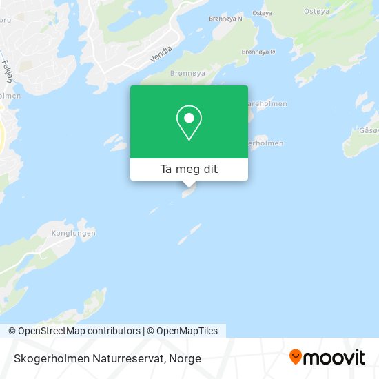 Skogerholmen Naturreservat kart