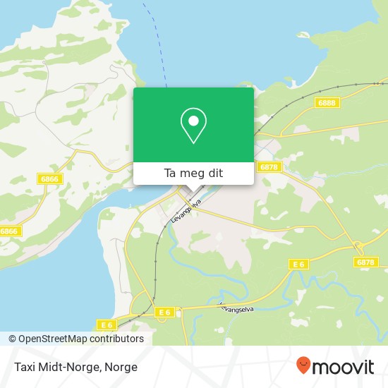 Taxi Midt-Norge kart