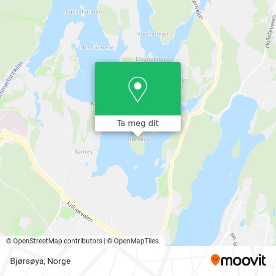 Bjørsøya kart