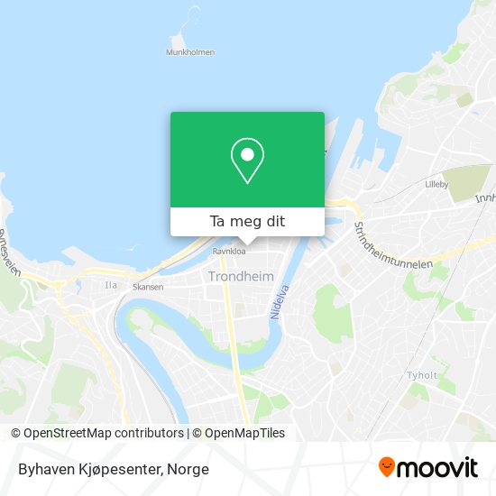 Byhaven Kjøpesenter kart