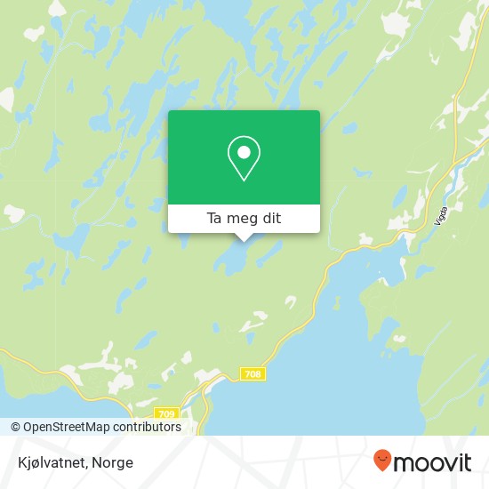 Kjølvatnet kart