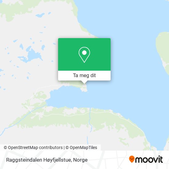 Raggsteindalen Høyfjellstue kart