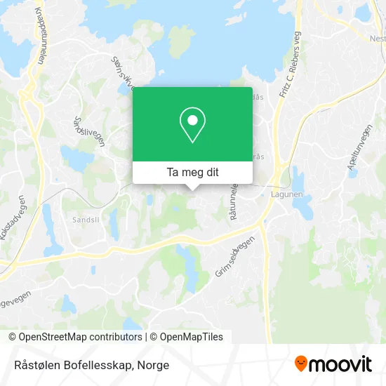 Råstølen Bofellesskap kart