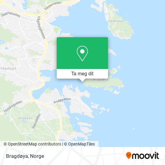 Bragdøya kart