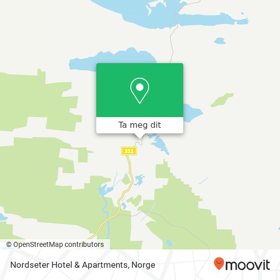 Nordseter Hotel & Apartments kart