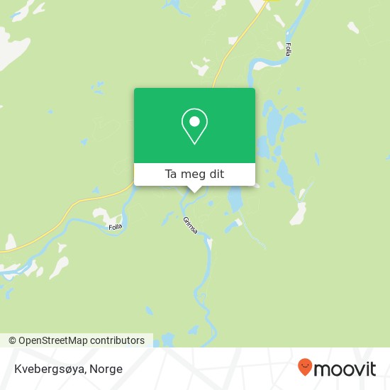 Kvebergsøya kart