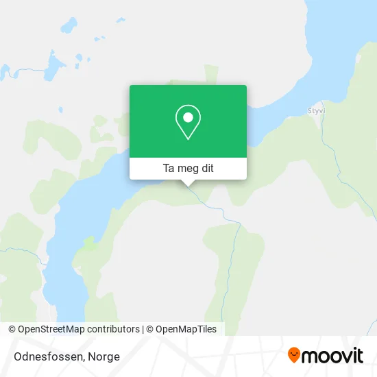 Odnesfossen kart