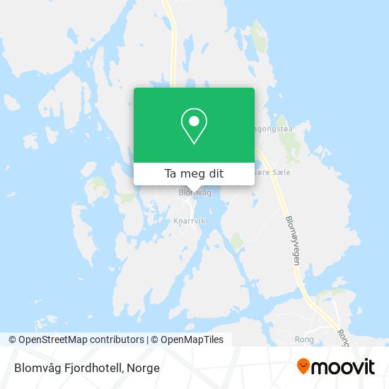 Blomvåg Fjordhotell kart