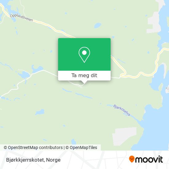Bjørkkjerrskotet kart