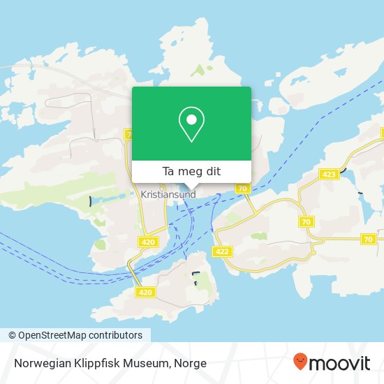Norwegian Klippfisk Museum kart