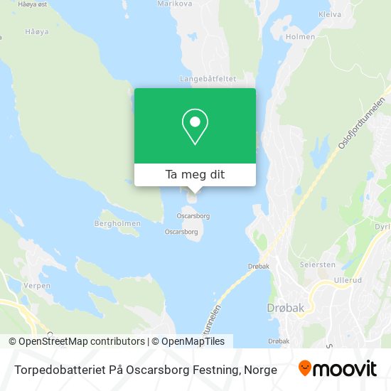 Torpedobatteriet På Oscarsborg Festning kart