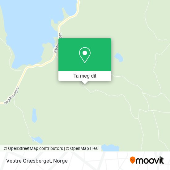 Vestre Græsberget kart