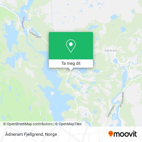 Ådneram Fjellgrend kart
