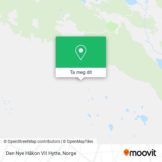 Den Nye Håkon VII Hytte kart