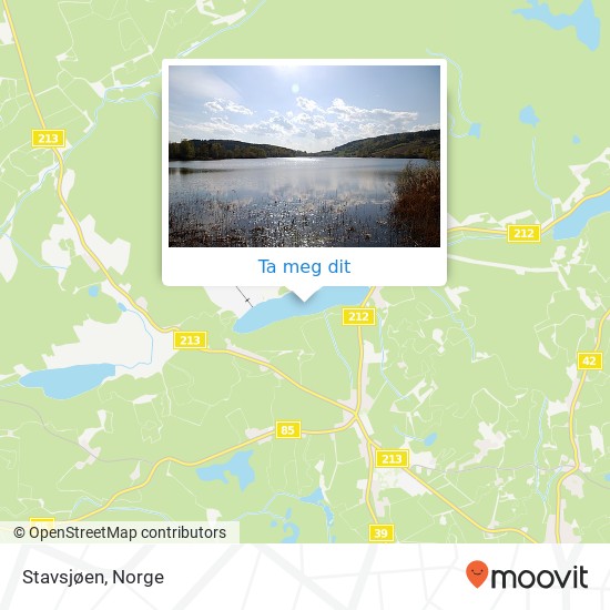 Stavsjøen kart