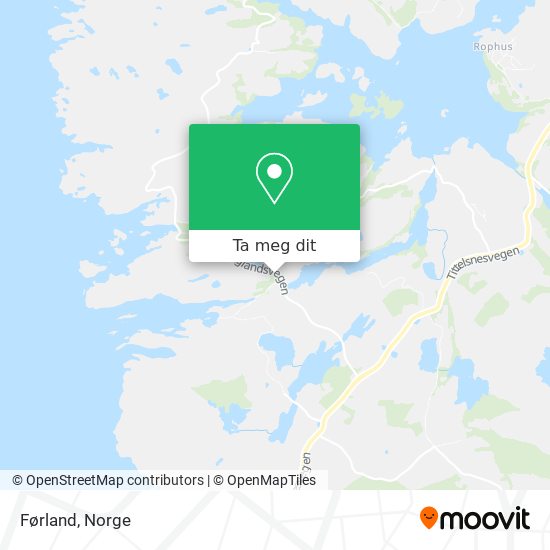 Førland kart