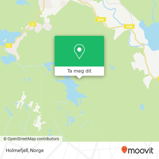 Holmefjell kart