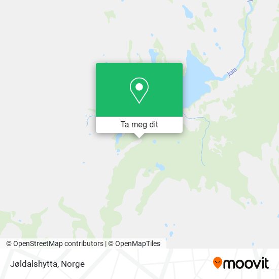 Jøldalshytta kart