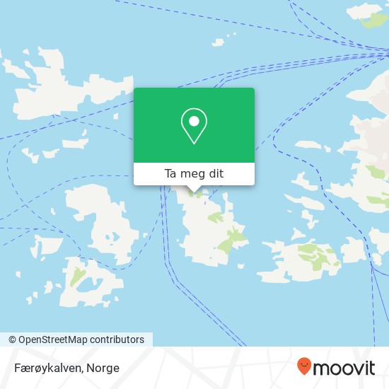 Færøykalven kart