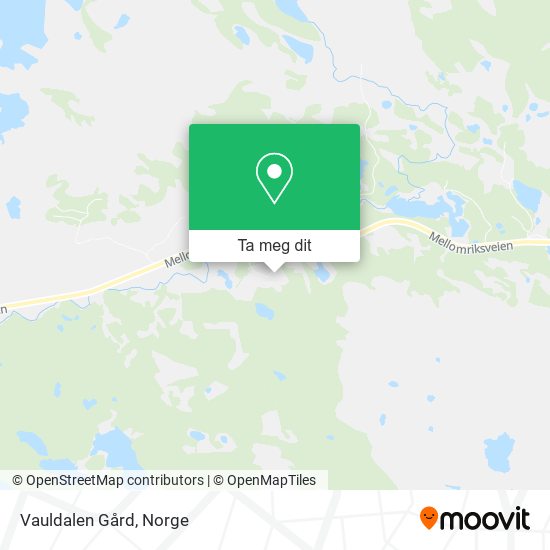 Vauldalen Gård kart