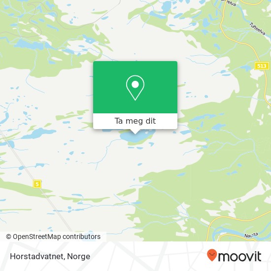 Horstadvatnet kart