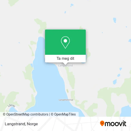 Langstrand kart