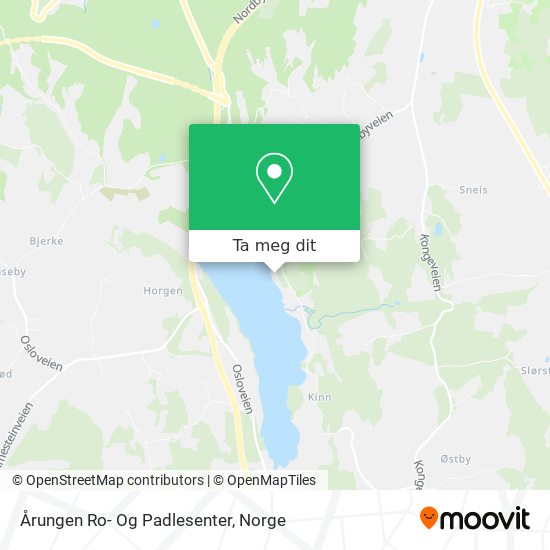 Årungen Ro- Og Padlesenter kart