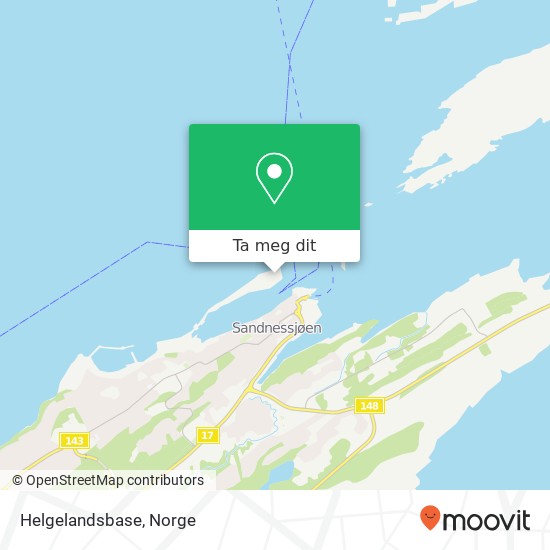 Helgelandsbase kart