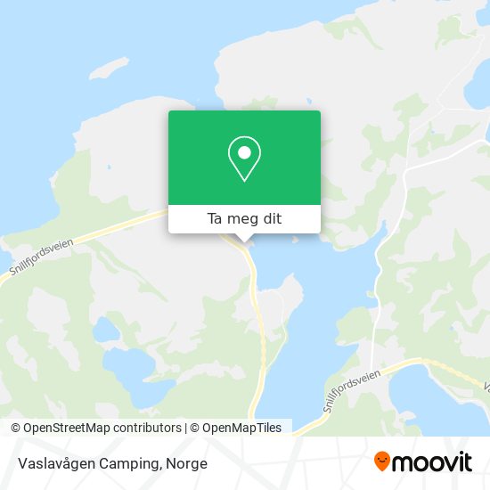 Vaslavågen Camping kart