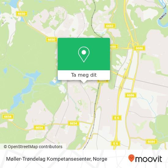 Møller-Trøndelag Kompetansesenter kart