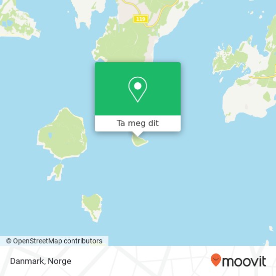 Danmark kart