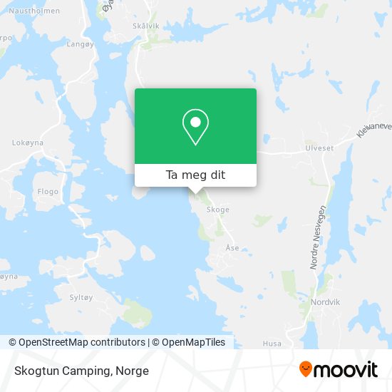Skogtun Camping kart