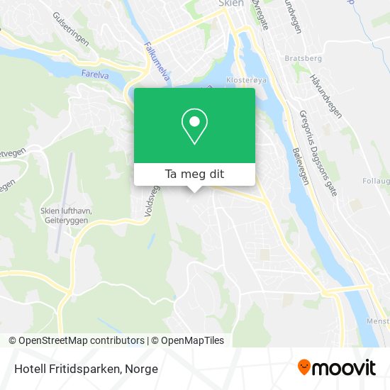 Hotell Fritidsparken kart