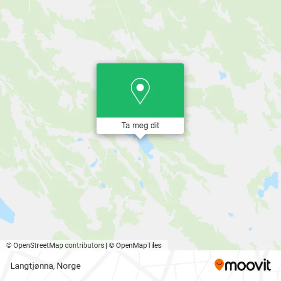 Langtjønna kart