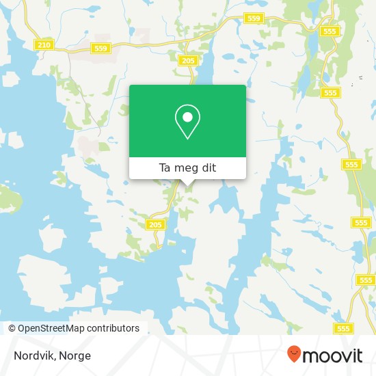 Nordvik kart