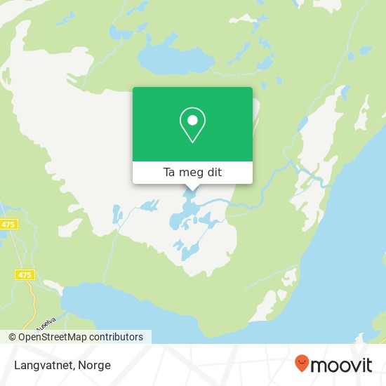 Langvatnet kart