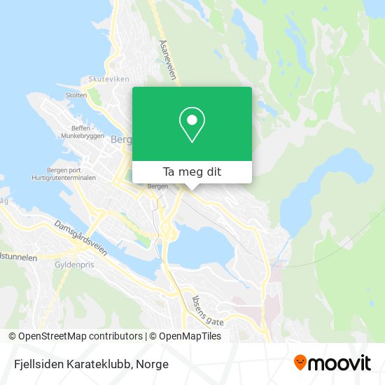 Fjellsiden Karateklubb kart