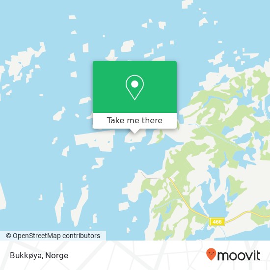 Bukkøya kart