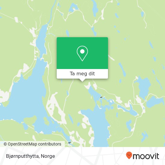Bjørnputthytta kart