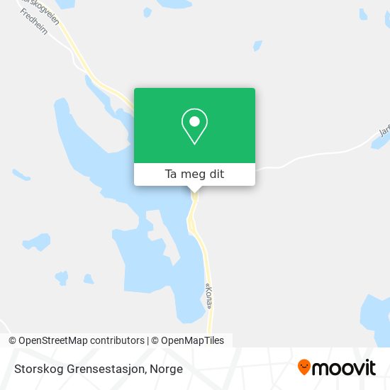Storskog Grensestasjon kart