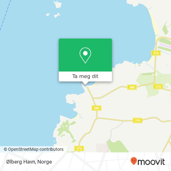 Ølberg Havn kart